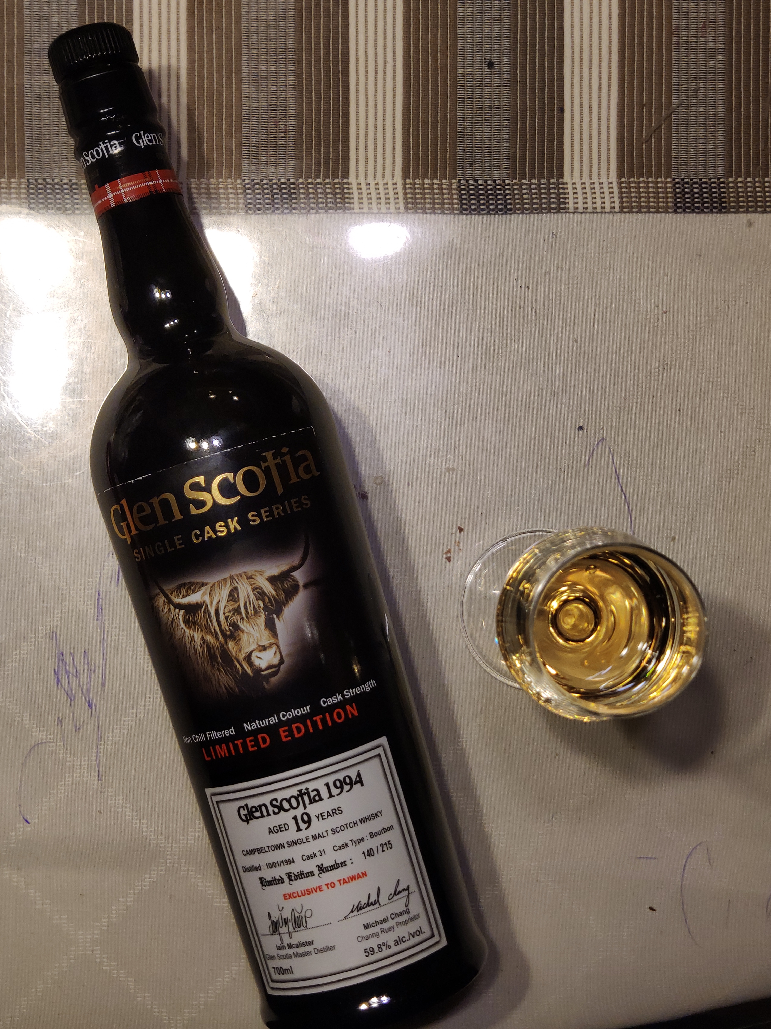 Glen Scotia 1994 19 Year Single Cask Series