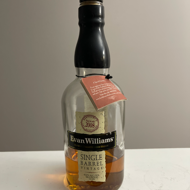 Evan Williams Single Barrel Vintage 2008