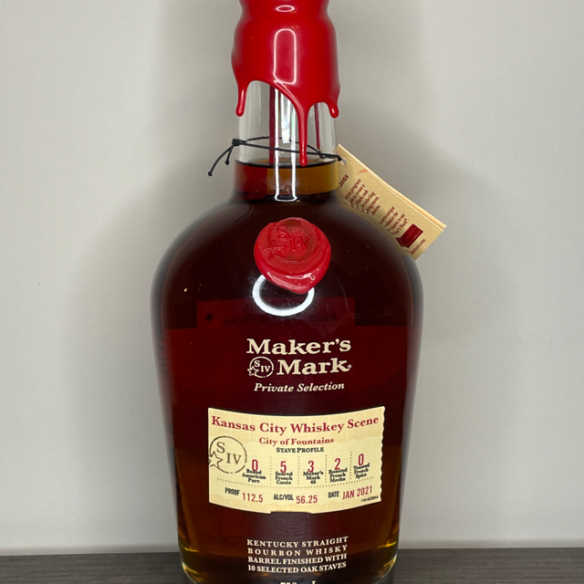 Maker's Mark Private Selection (Kansas City Whiskey Scene, City of Fountains, Jan 2021)