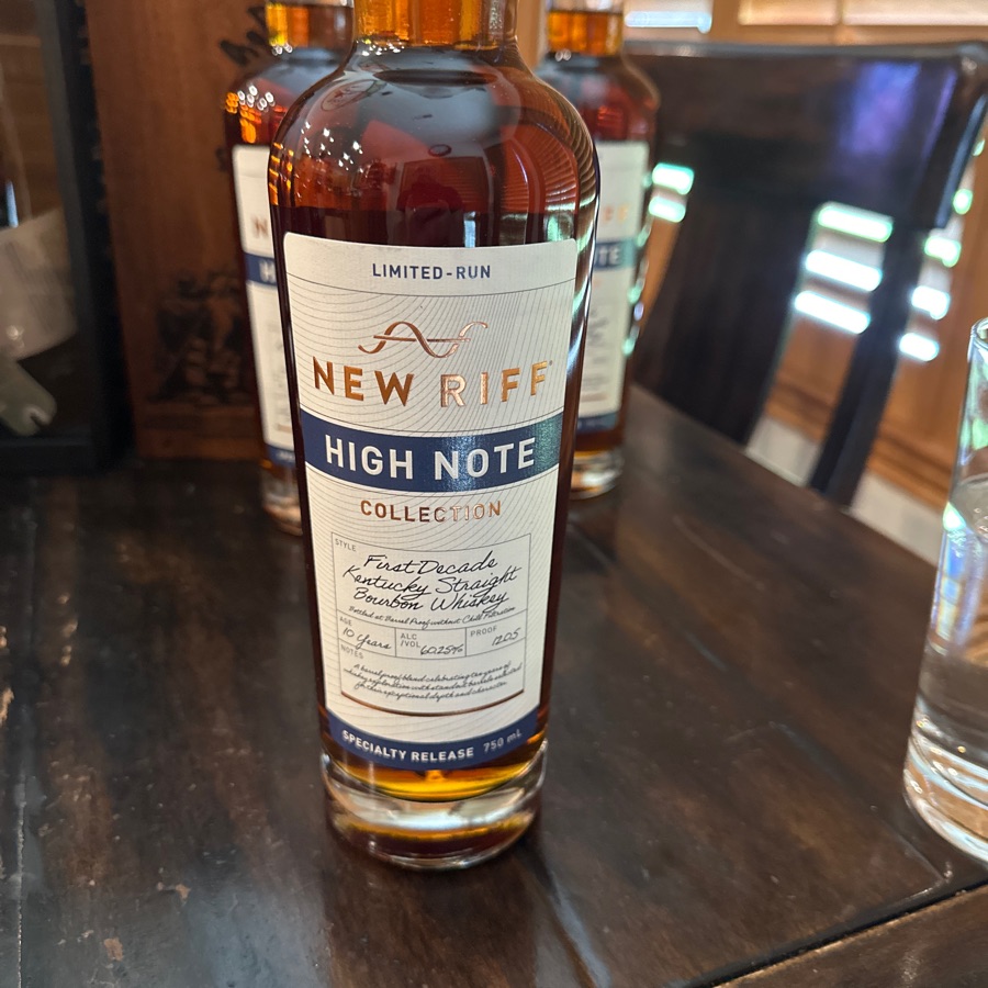 New Riff High Note First Decade Kentucky Straight Bourbon Whiskey