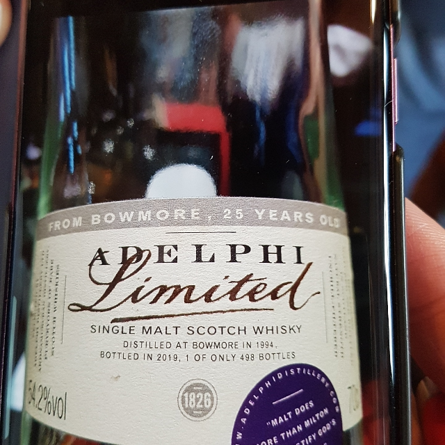 Bowmore 25 yr 1994 Adelphi