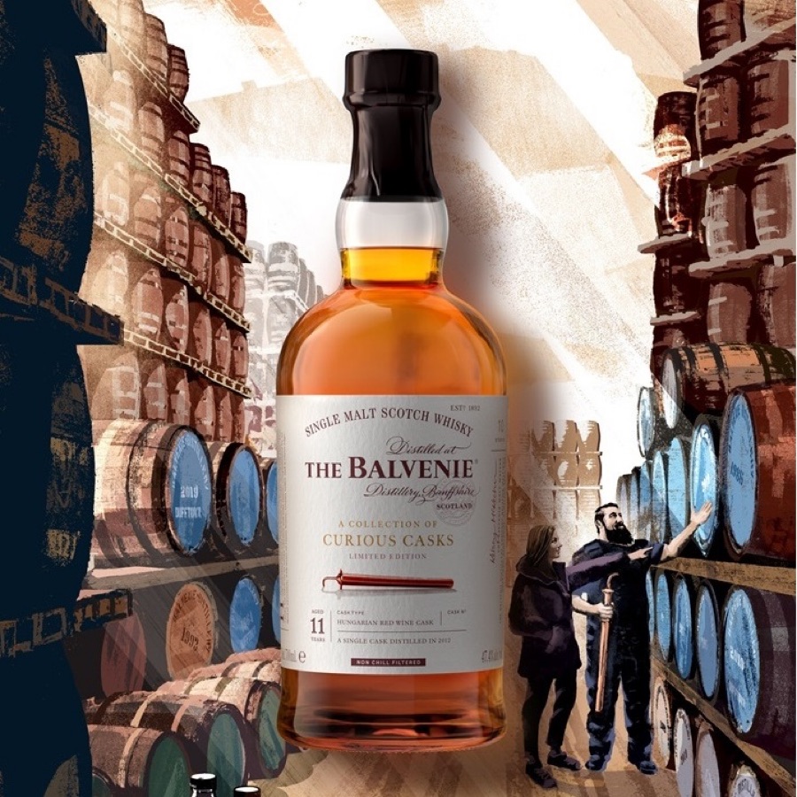 Balvenie 11 Year Old – A Collection Of Curious Casks Hungarian Red Wine Cask