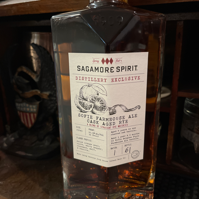 Sagamore Distillery Exclusive Sofie Farmhouse Ale Cask