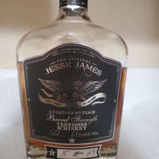 Jesse James Barrel Strength Tennessee Whiskey