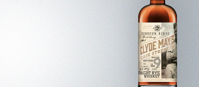 Clyde May's 9 Year Cask Strength Straight Rye