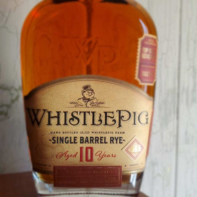 WhistlePig Single Barrel Rye 10yr Barrel#102168