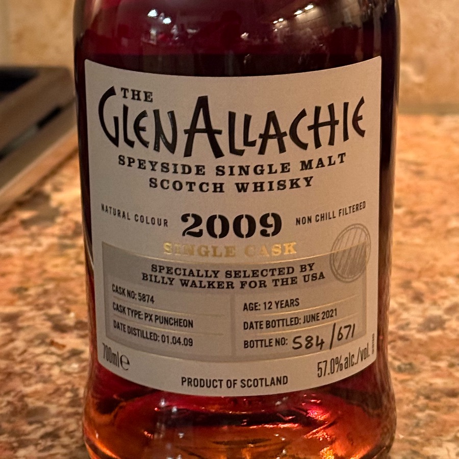 Glenallachie 2009 Single Cask #5874