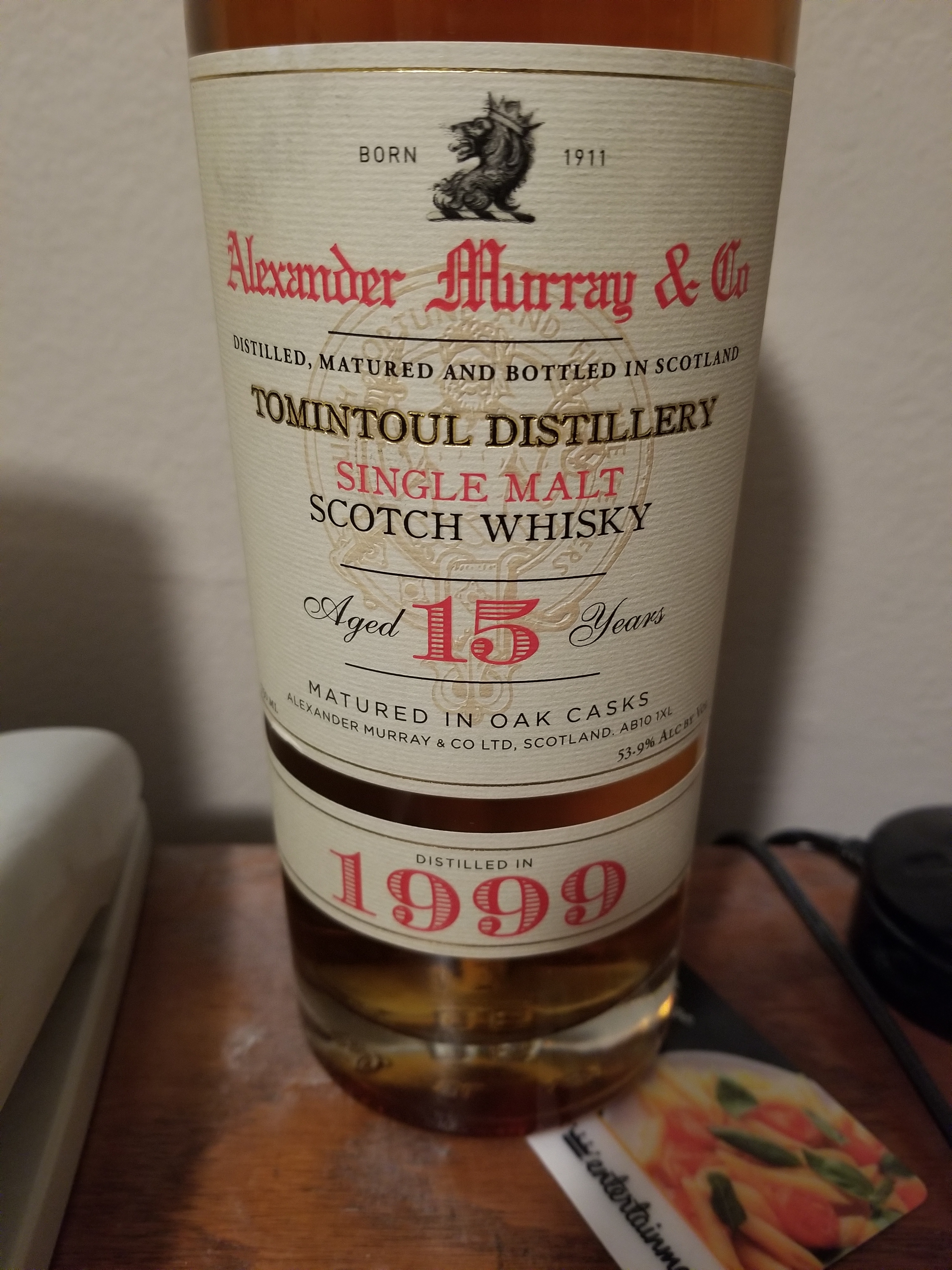 Tomintoul 15 Year (Alexander Murray & Co.)