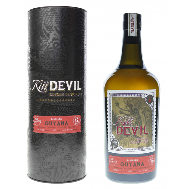 Diamond (Versailles Pot Still) 2004 12 Year Cask Strength Guyana Rum - Kill Devil (Hunter Laing)