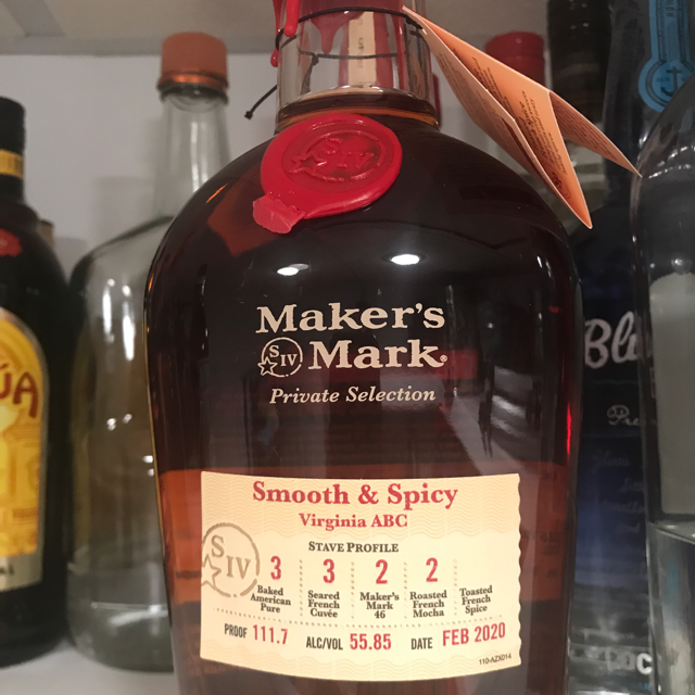 Maker's Mark Private Selection Virginia ABC Smooth & Spicy