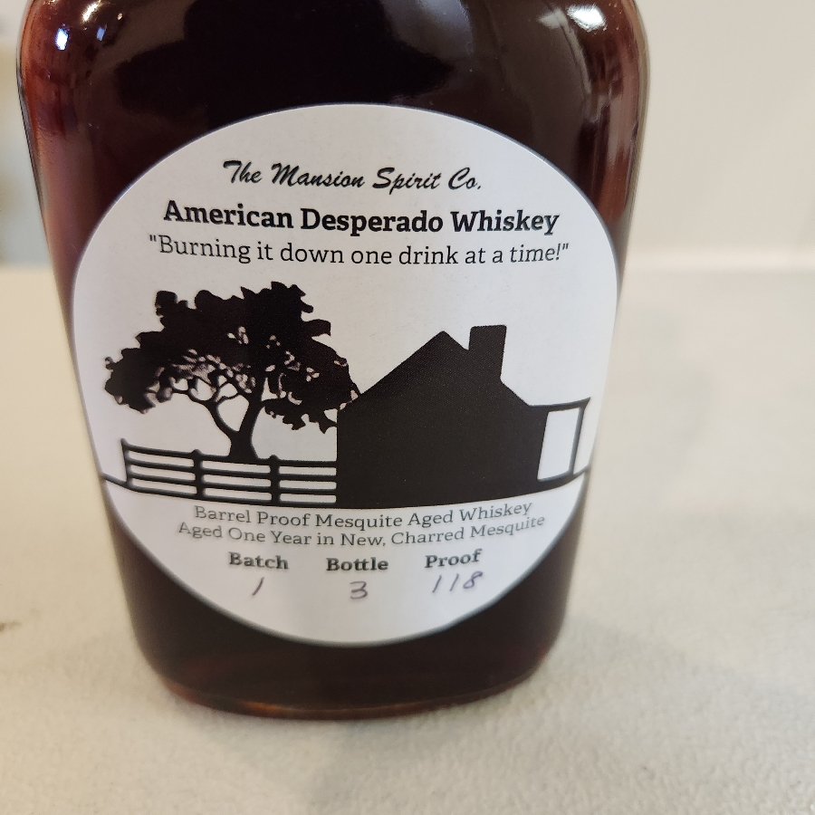 The Mansion Spirit Company "American Desperado Whiskey"