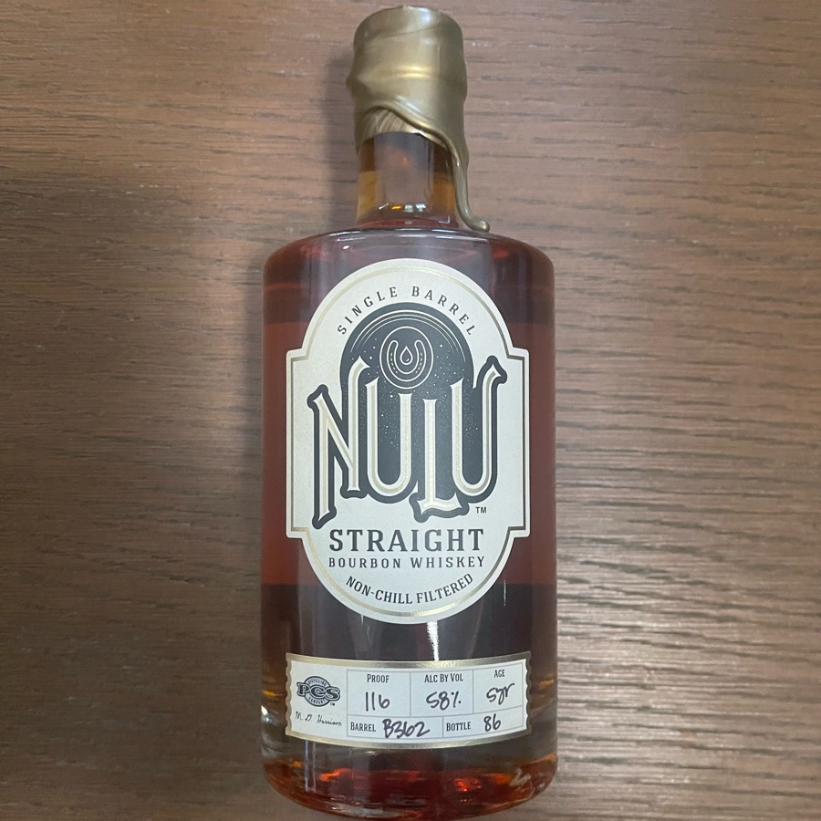 Nulu Single Barrel Straight Bourbon Whiskey