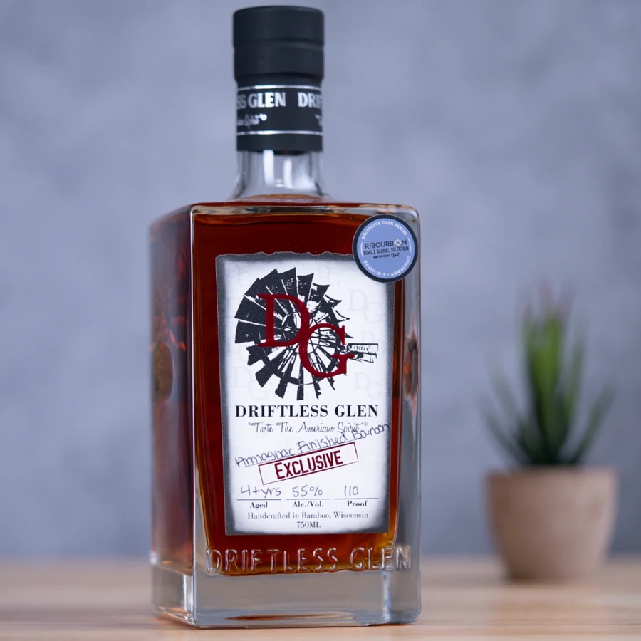Driftless Glen Exclusive Cask Series Armagnac Finished Barrel Proof Bourbon r/Bourbon Private Barrel