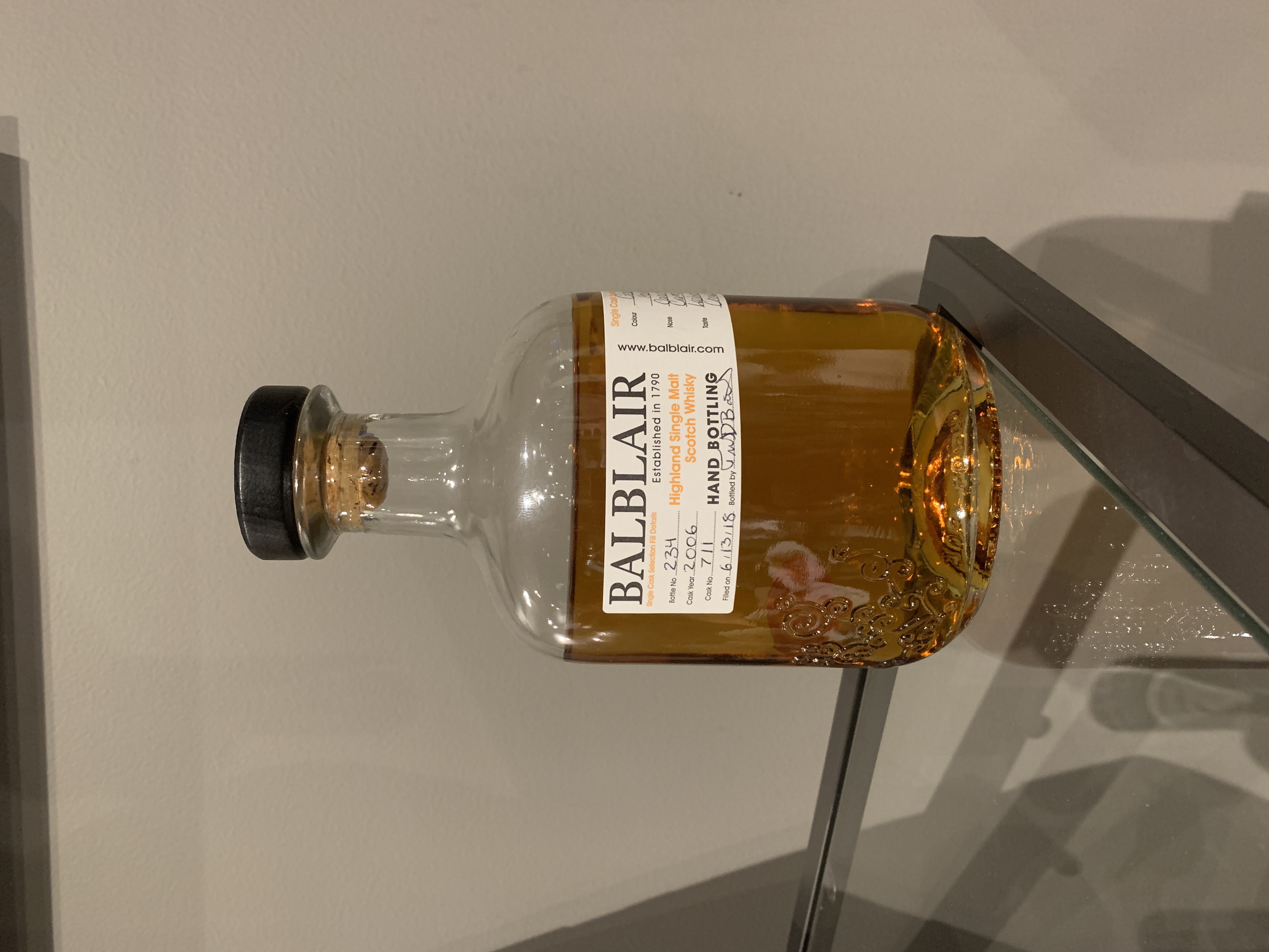 Balblair Hand Bottling Cask 711