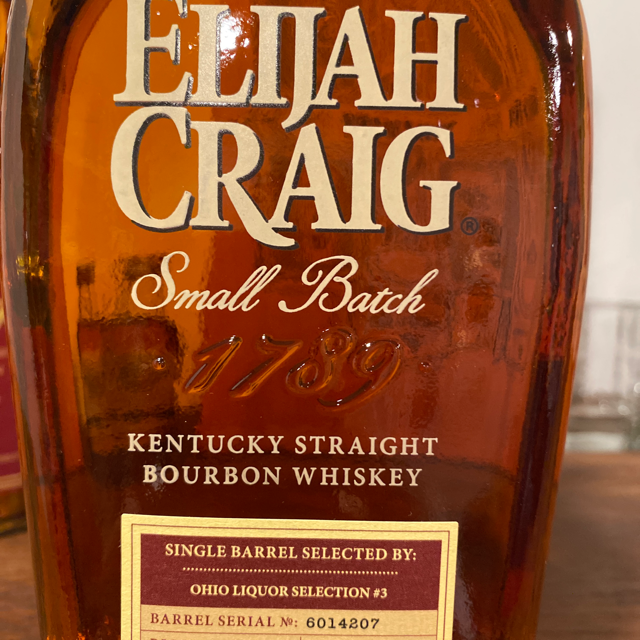 Elijah Craig Single Barrel OH Selection