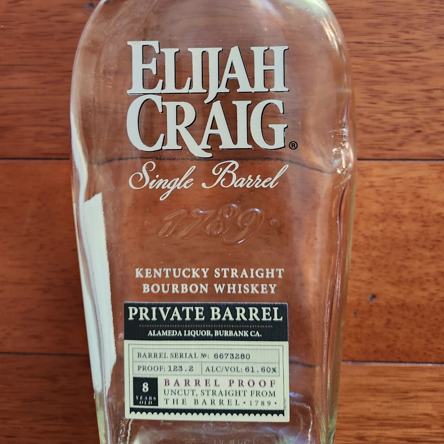 Elija Craig Private Barrel Alameda Liquor, Burbank, CA