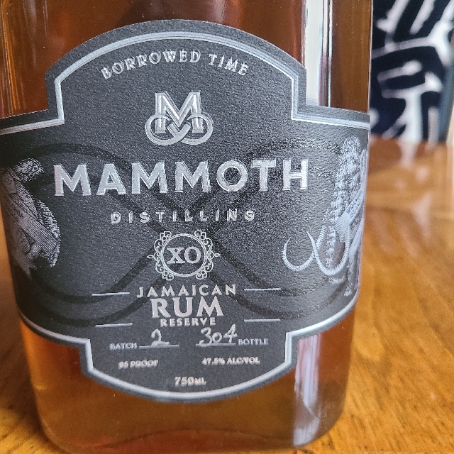 Mammoth Borrowed Time Jamaican Rum Reserve XO