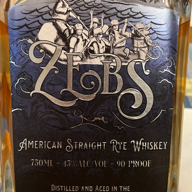 Zeb's American Straight Rye Whiskey