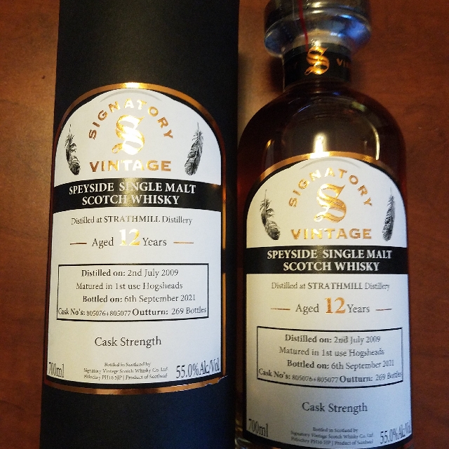 Signatory Vintage Strathmill 12 Cask Strength