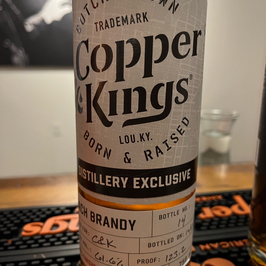 Copper & Kings Peach Brandy (distillery exclusive)