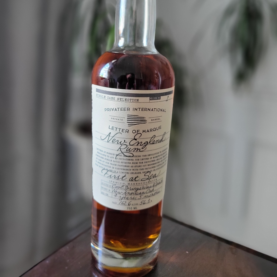 Privateer International Single Cask Selection Letter of Marque "First at Sea"