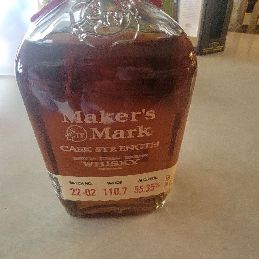 makers mark cask strength batch no. 22-02