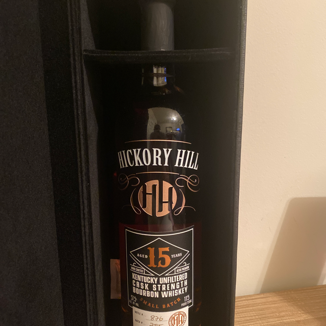 Hickory Hill 15 Year Kentucky Unfiltered Cask Strength Bourbon Whiskey
