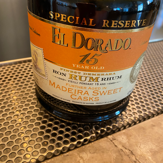 El Dorado Special Reserve Madeira Sweet Casks 15 Year Old Rum