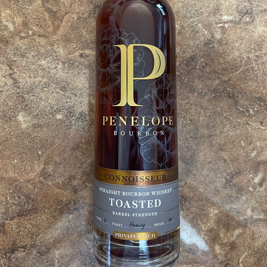 Penelope  Connoisseur Toasted Barrel Strength Straight Bourbon Whiskey