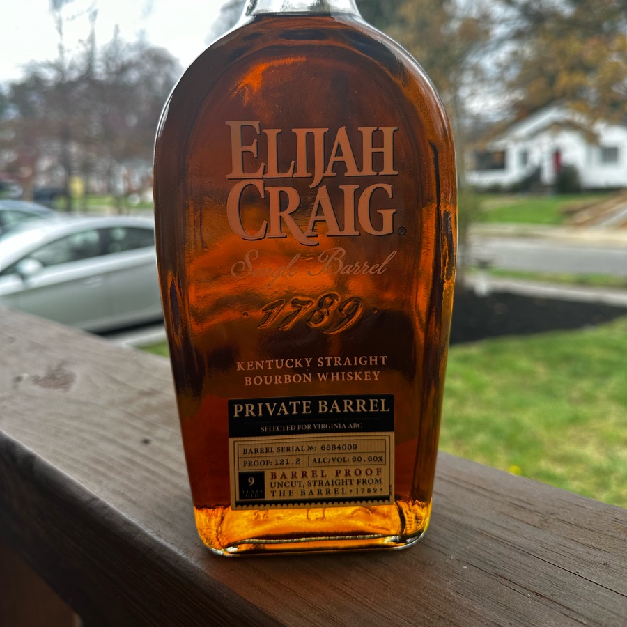 Elijah Craig Single Barrel Barrel Proof - 2024 VA ABC Pick