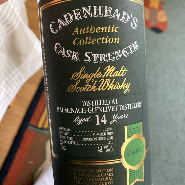 Cadenhead's Cask Strength 14 year old
