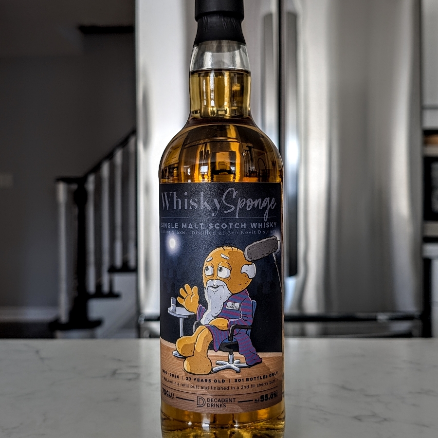 Whisky Sponge Ben Nevis 1996 27 Year Single Malt Scotch Whisky