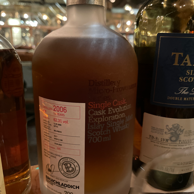 Bruichladdich single cask evolution exploration