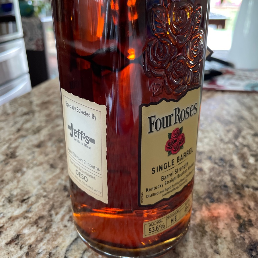 Four Roses SiB Barrel Strength (Jeffs Spirits on Main, OESO)