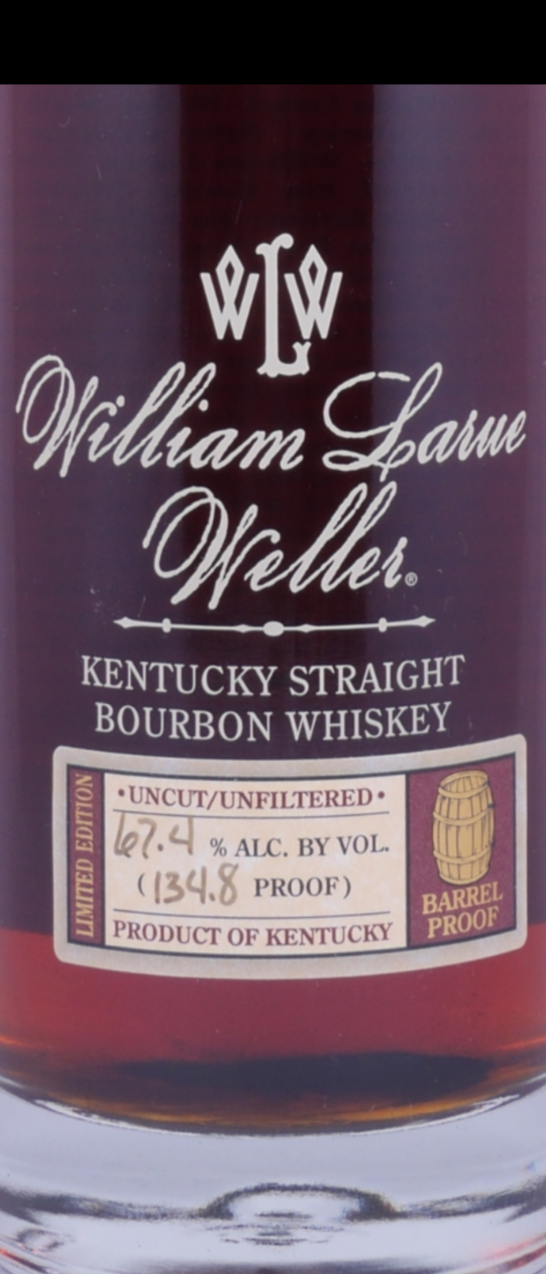 William Larure Weller Bourbon (Fall 2009)