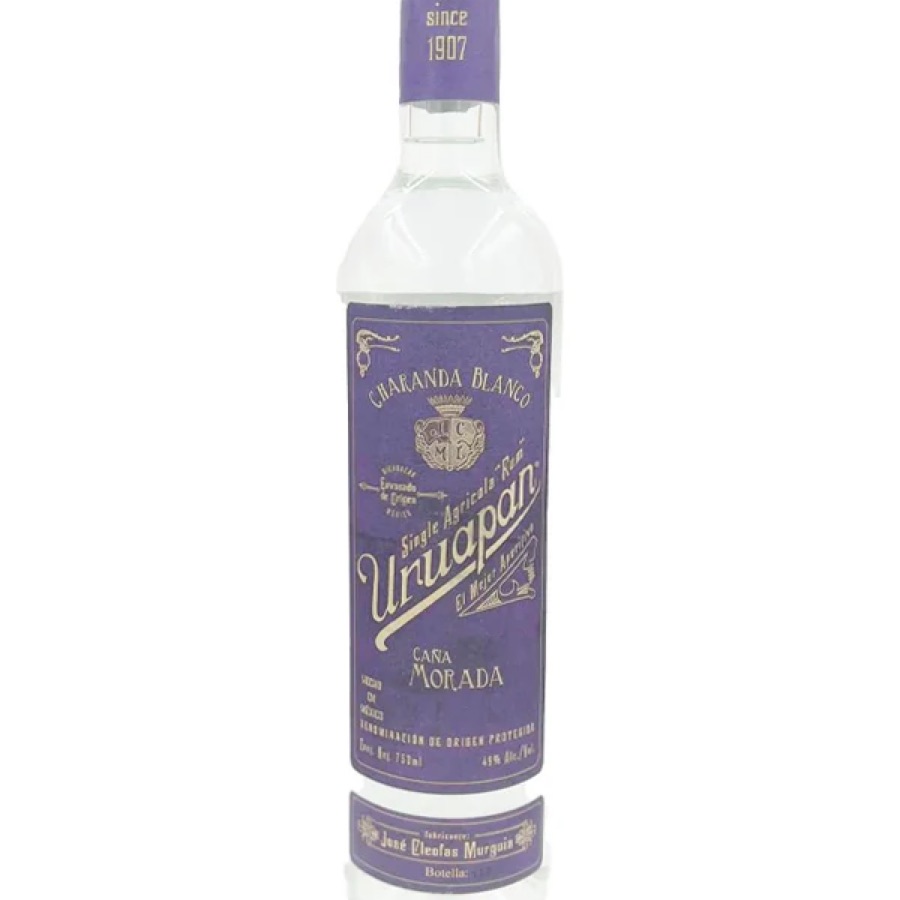 Uruapan Charanda Blanco Cana Morada Single Agricola Rum