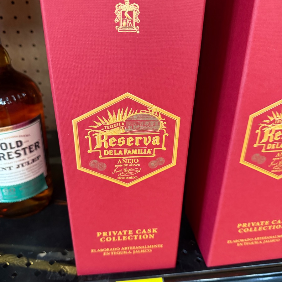 Jose Cuervo Tequila Reserva De La Familia Anejo Private Cask Collection (Ambassador Wine and Spirits)