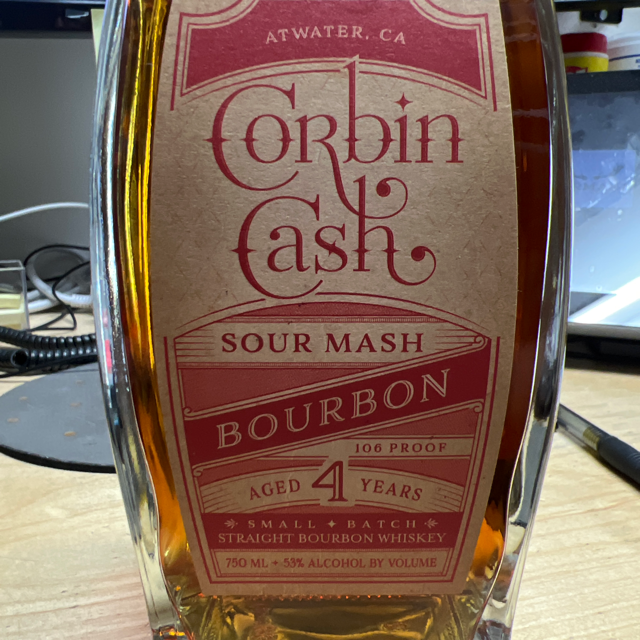 Corbin Cash Sour Mash Bourbon