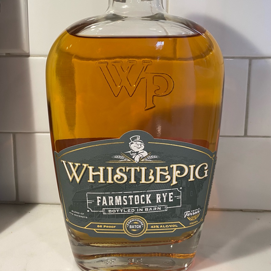 Whistle Pig Farmstock Rye - Farmhouse Batch
