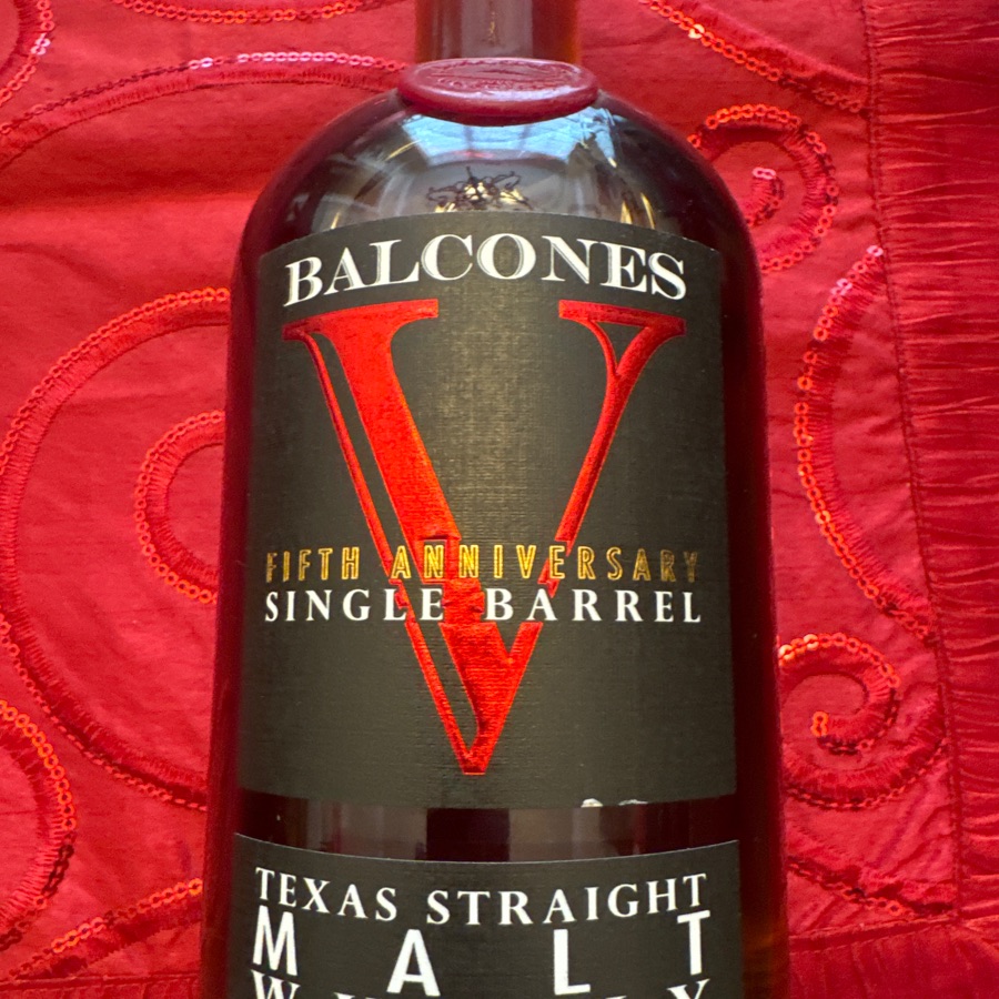Balcones V - Fifth Anniversary Texas Straight Malt Whisky - VSM - SMK - 12/20/13 - Barrel 2696 a 140 of 204 - Chip Tate