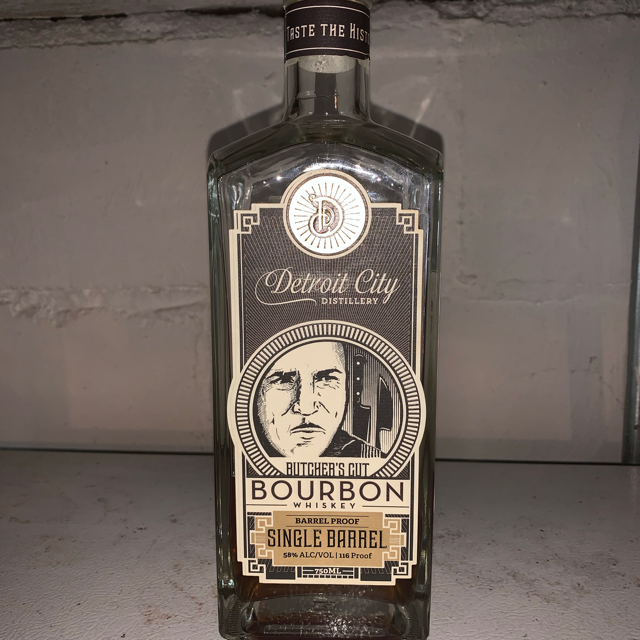 Detroit City Butcher's Cut Barrel Proof Single Barrel Bourbon