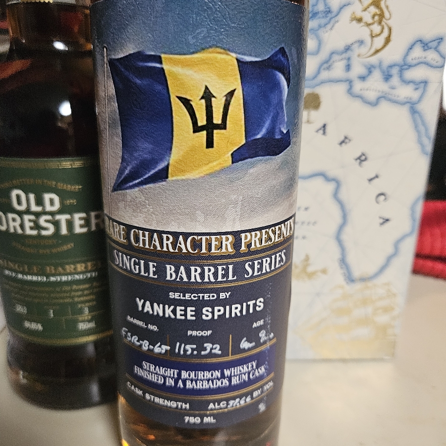 Rare Character bourbon Barbados rum finish