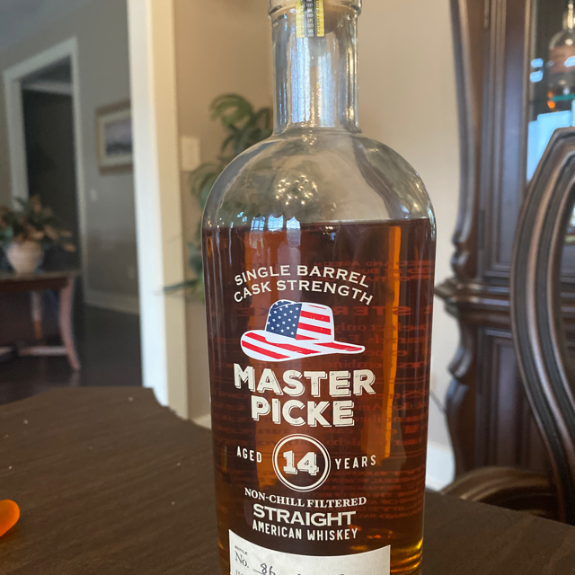 Master Picke Single Barrel Cask Strength 14 Years