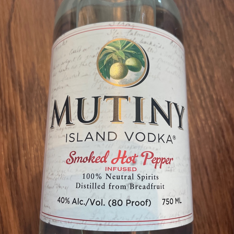 Mutiny Island Vodka Smoked Hot Pepper