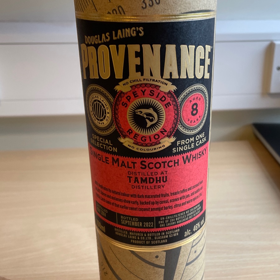 Provenance Tamdhu 8yrs