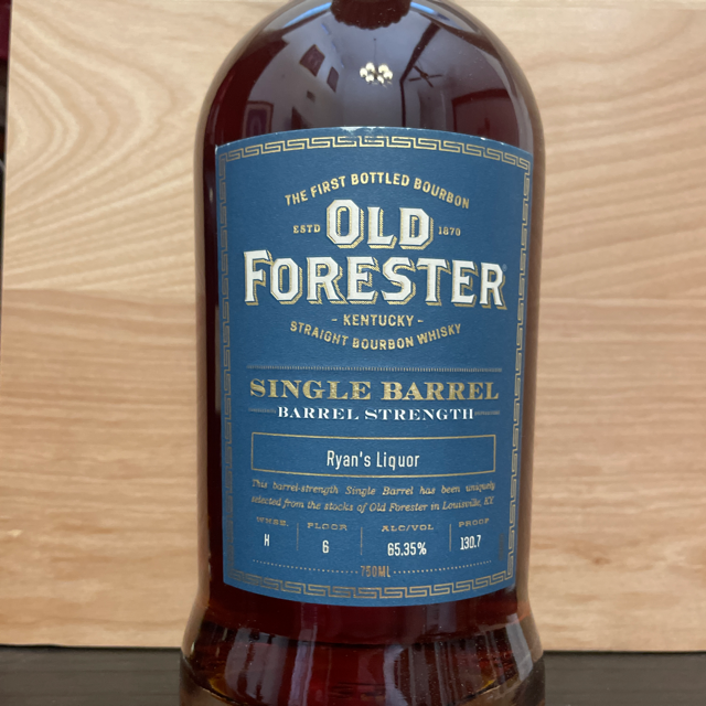 Old Forester Barrel Strength Single Barrel (Ryan's Liquor)