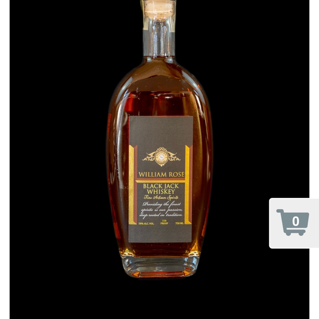 William Rose Distillery Black Jack Whiskey