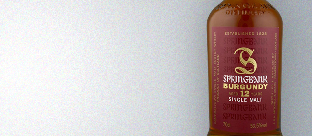 Springbank 12 Year Burgundy Wood