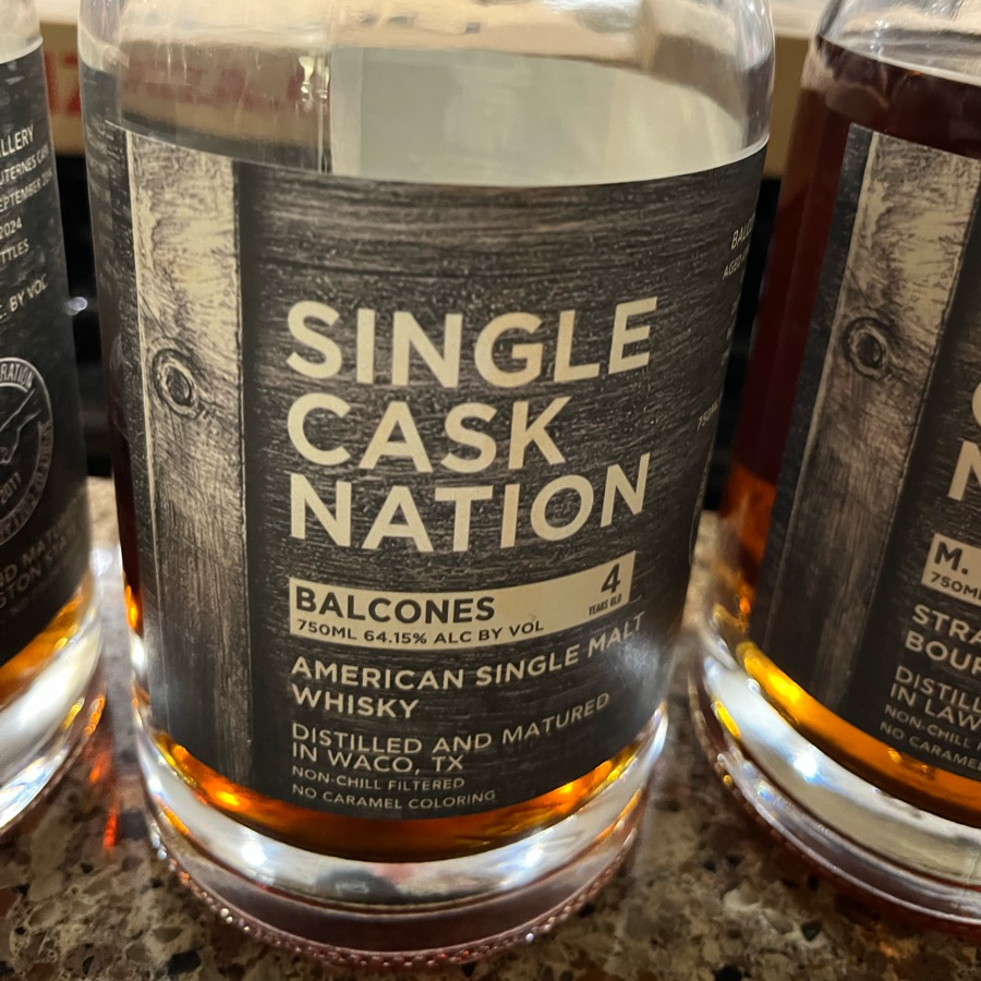Balcones 4 Years (Single Cask Nation)