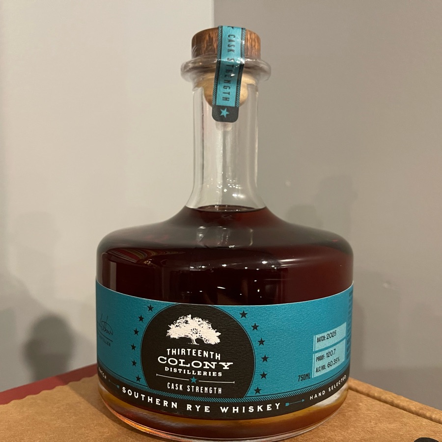 Thirteenth Colony Southern Rye Whiskey Cask Strength